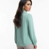 1781696602517-16agly9.png İnci Detaylı Yaka Vual Bluz - Mint Yeşili Kadın Ofis Bluzu
